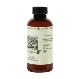 Cardamom Flavoring Oil, OliveNation Cardamom Flavor Oil - Natural for Sweet & Savory Baking, Cooking & Beverages, Sugar Free, Vegan - 8 oz