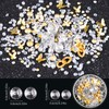6 Wheels Mixed Sparkle Nail Art Rhinestones Diamonds Crystals Butterfly