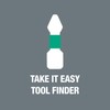 Wera Bit-Check 6 Stainless 1 SB Bit set, PZ/TX/HEX, 6