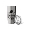 I'd Rather Be Treasure Map Hunting Adventure Lover Stainless Steel