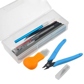 Bigstone 15 PCS Gundam Model Tools Kit Hobby Building Tools Set for Cars, Airplanes, Buildings, Gundam, Robots Models Building Repairing and Fixing ext.