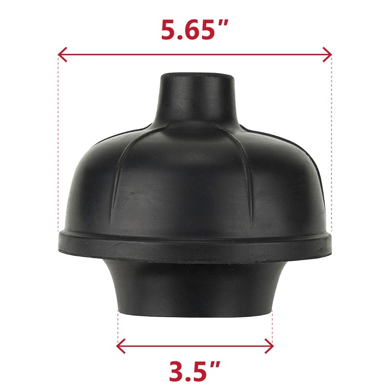 SteadMax Heavy Duty Toilet Plunger, Commercial Grade Double Thrust Force