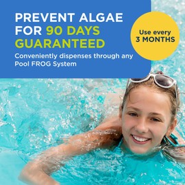 FROG BAM 90-Day Algae Preventative - Pool Winterizer Chemical and Algaecide Treatment for Preventing & Removing Algae - Compatible with All FROG Pool Products