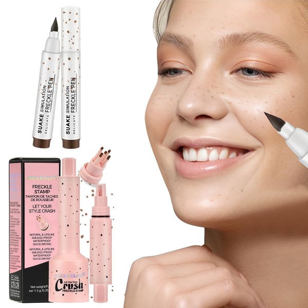 2 Stück Sommersprossen Stift für natürliche Freckles | Freckles Stift