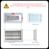 Ceiling Vent Register 14 x 8 | Steel 2-Way Adjustable