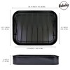 Bakeley Roasting Pan, Nonstick Roaster Pan with Rack, Turkey Roasting