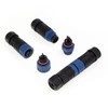 AOHUA Waterproof Connector IP68 Outdoor Electrical Plug Wire to Wire,