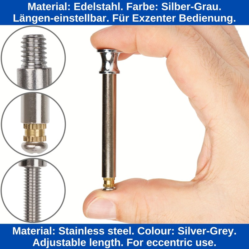 Strainer Basket Replacement Spigot, 1 Pack, for Eccentric Operation, Protrudes