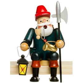 SIKORA RM-A Wooden Smoker Edge Stool Height 16.5 cm Various Designs Height Approx. 16.5 cm Colour / Model: A02 Edge Stool Blue Night Watcher