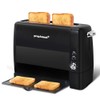 prepAmeal Long Slot Toaster 2 Slice Toaster with 6 Shade