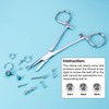 4mm Piercing Ball Removal Install Tool,Stainless Steel Dermal Anchor Forceps