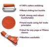 2m Yoga Belt, Bar Buckle - orange
