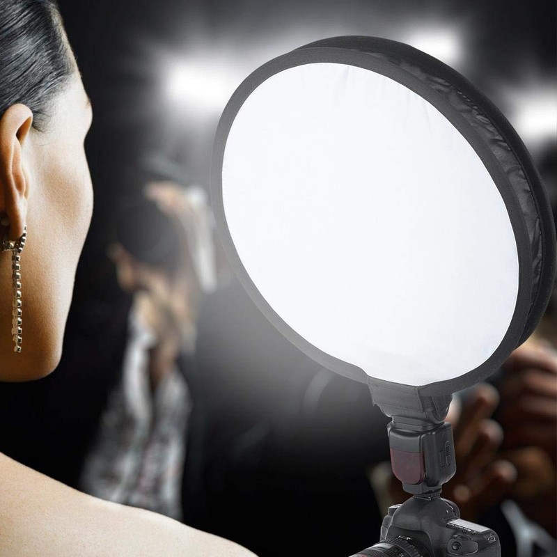 Oumij Difusor Softbox Anillo de Nylon de Alta Densidad Speedlite