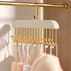 Wooden Hanger Organizer for Bras & Underwear – Multi-Hook Closet