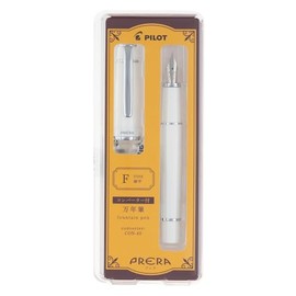 PILOT PRARA F Fountain Pen, Fine Point, Off White, PFPR1OWF