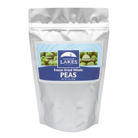 Thousand Lakes Freeze Dried Fruits and Vegetables - Whole Peas 3.5 ounces | 100% Peas | No Salt Added | No Preservatives