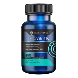 HEALTHADDICTION - Probiticos para Artritis y Salud Digestiva - Flora-RTTS con Prebiticos y Cepas Activas - Apoyo Inmunolgico y Antiinflamatorio - 60  