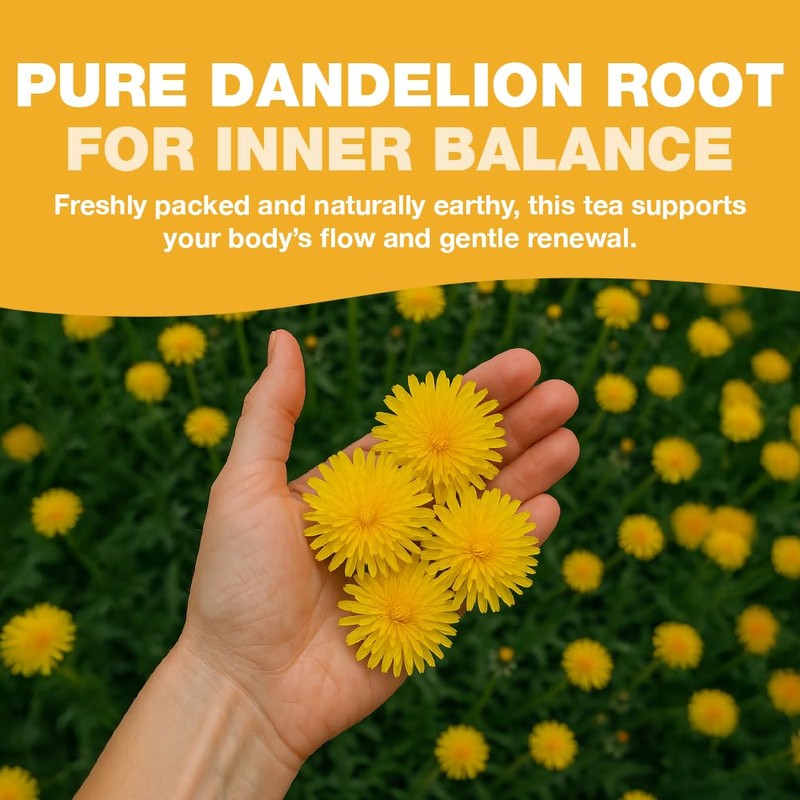HANDPICK, Dandelion Root & Leaf Tea Bags (100 Herbal Tea