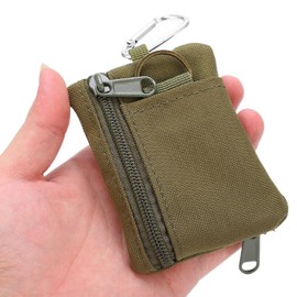 Bolsa De Utilidad Edc De Tamaño Mini, Bolsa Organizadora De Primeros Auxilios De Almacenamiento Riñonera con Mosquetón Accesorio De Repuesto para Almacenamiento