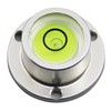 Driak Aluminum Metal Case Bullseye Level Spirit Level, 22x14x10mm/0.87"x0.55"x0.39"