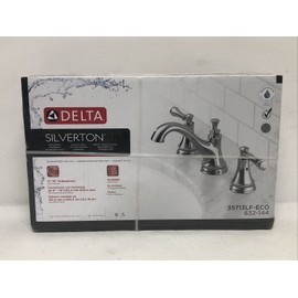 Delta Silverton Bathroom Faucet Chrome 2-Handle Widespread 35713LF-ECO