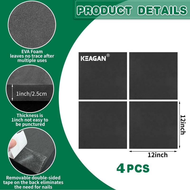 KEAGAN Eva Dartboard Wall Protector, Dartboard Protective Ring, Wall Protector