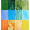 Lanyani (10 Sheets) Variety Stained Glass Sheets Pack, 4 x