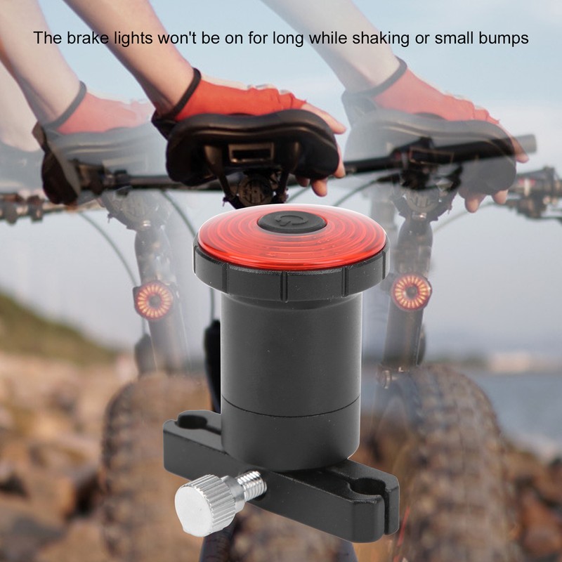 Bicycle Tail Light Automatic Sensing Lamp USB Charging Warning Waterproof