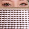 Brown Lash Clusters Manga Cluster Eyelash Extensions Spiky Cluster Lashes