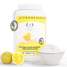 Citric Acid Powder 1 kg Monohydrate | Natural Household Descaler | Ecological Cleaning Powder Cleaner for Cleaning E330 Pure