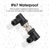 Eonvic M12 4 Pin Male Connector, 12mm A Code Right