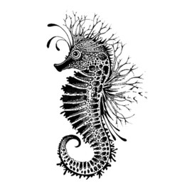 Lavinia Stamps, Clear Stamp - Sebastian The Seahorse
