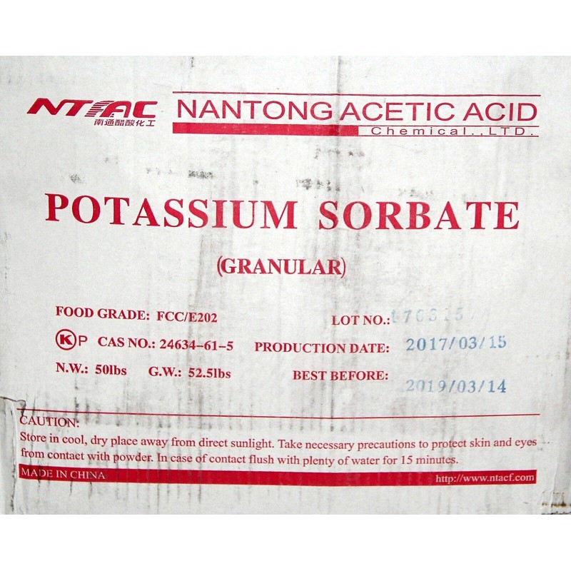 Potassium Sorbate Food Grade 1 pound