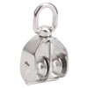 10PCS M15 Pulley Block Stainless Steel Heavy Duty Traction Wheel