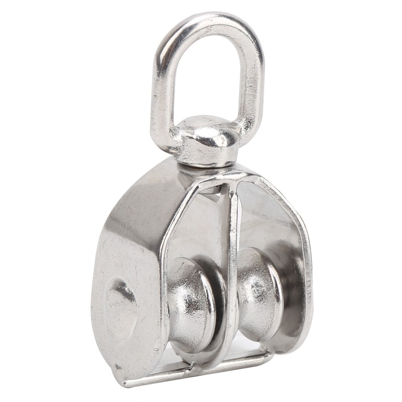 10PCS M15 Pulley Block Stainless Steel Heavy Duty Traction Wheel