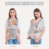 IULONEE Babytrage für Neugeborene Ergonomic Baby Carrier Tragbar Babytrage Vorne