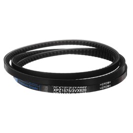 sourcing map 3VX620 Rubber V-Belt, Raw Edge Cogged Industrial V Belt 62" Length x 0.38" Width x 0.32" Thickness