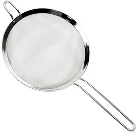 Chef Craft Select Mesh Strainer, 8 inch diameter, Stainless Steel