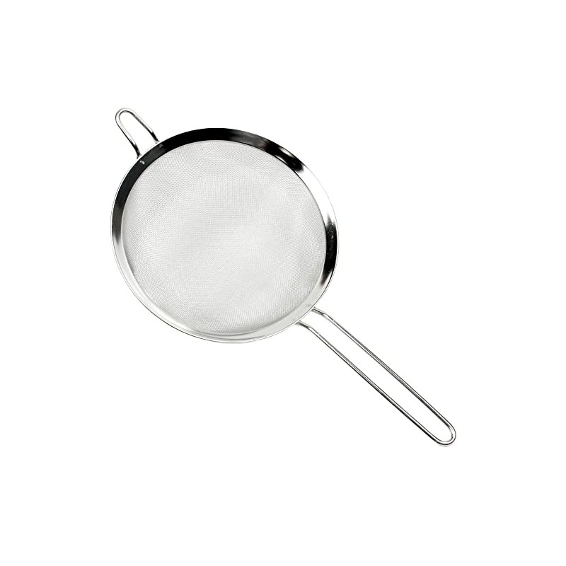 Chef Craft Select Mesh Strainer, 8 inch diameter, Stainless Steel