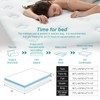 Hansleep Memory Foam Mattress Topper King, Gel King Mattress Topper