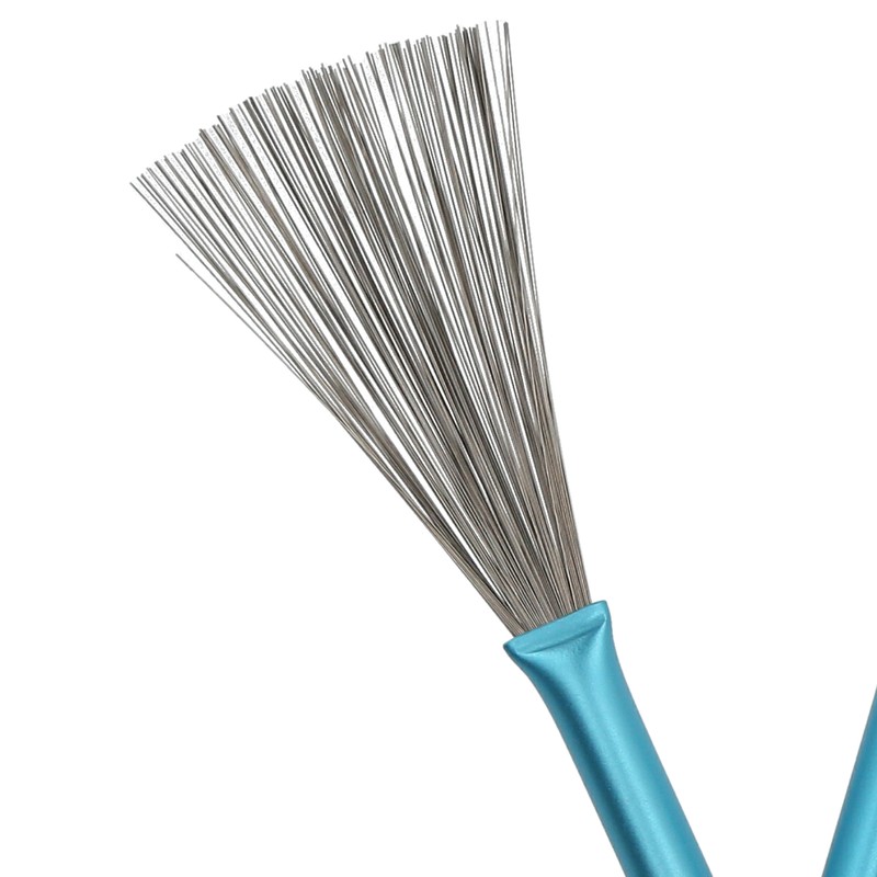 Drum Stick Brush Set Jazz Retractable Metal Wire 5A Rod