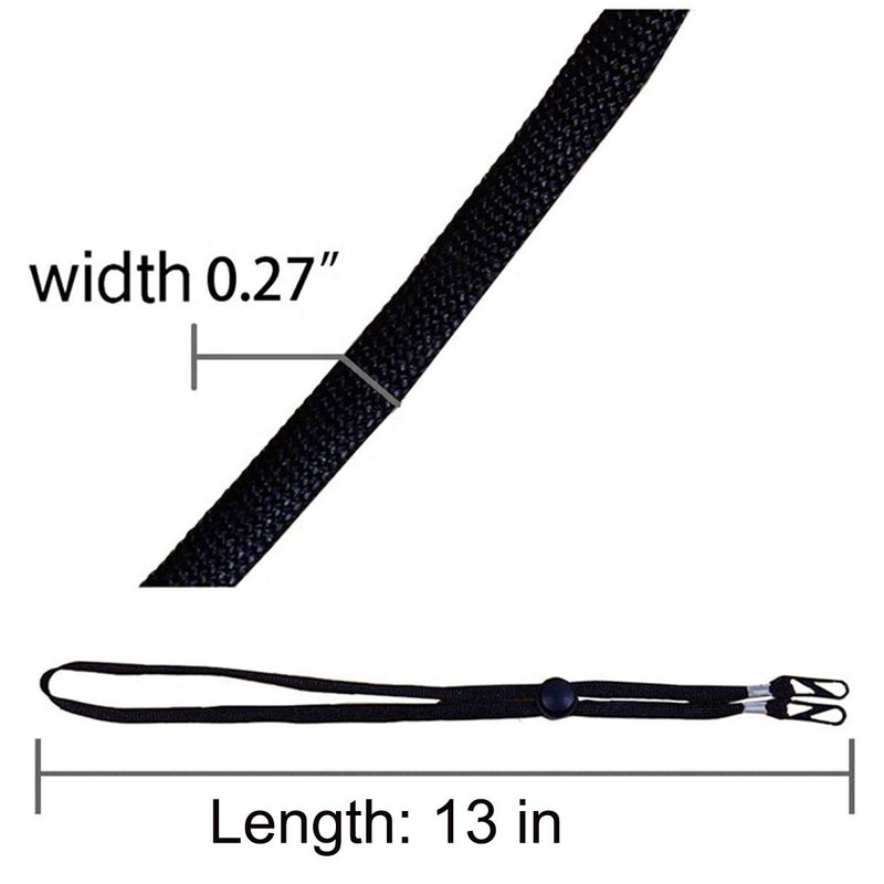 Mask Lanyard 5 Pack Face Mask Holder - Adjustable Length