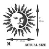 Reusable Large Sun Stencil 16.5 x 16.5 cm