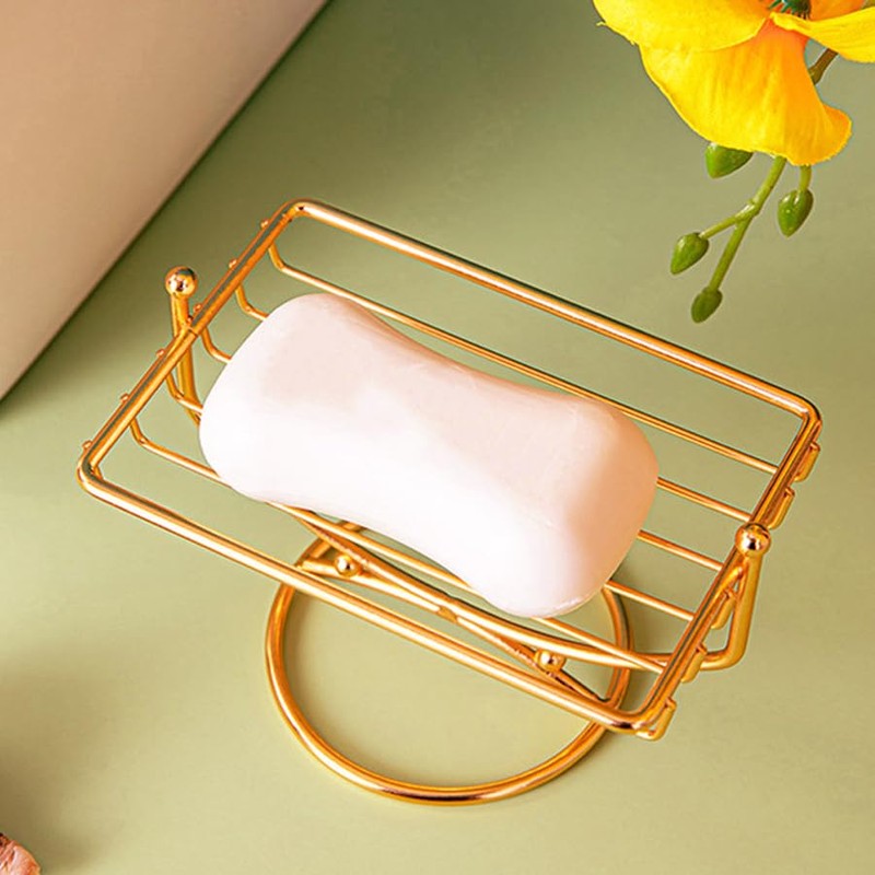 ARFUKA Soap Dish Stainless Steel Soap Basket Soap Saver Soap