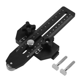 MFBJXC Thin Rip Jig Table Saw Jig Guide, Woodworking Tools Thin Ripping Guide for Making Repetitive Narrow Thin Strip Cuts, Fit for 3/8" x 3/4" T Slot Table Saw Band Saw Router Table