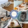 Cat Bedside Hammock and Window Perch, Cat Bed Attachment for