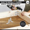 OMIDEAS 20 x Angle Bracket (30 x 30 x 16)