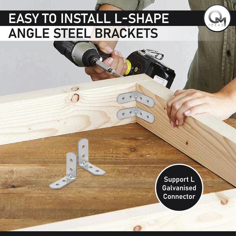 OMIDEAS 20 x Angle Bracket (30 x 30 x 16)