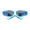 SA106 Womens Rhinestone Polarized Oval Fit Over Sunglasses Blue