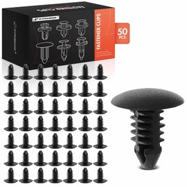 A-Premium 50PCS Nylon Weatherstrip Retainer Clips Compatible with Toyota Corolla, 4Runner, Avalon, MR2, MR2 Spyder, Solara, Supra, Tercel & Lexus ES350, CT200h, HS250h, ES300, ES300h, ES350 & Scion iQ